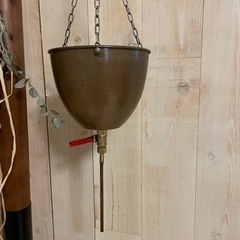 アーユルヴェーダ　シロダーラ用スタンド　台　ポット付きの画像