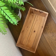 美品)りんご木箱 30センチ× 64センチ× 20センチの画像
