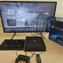 【取引中】セットでお得★PS4PRO【1TB】42インチモニターの画像