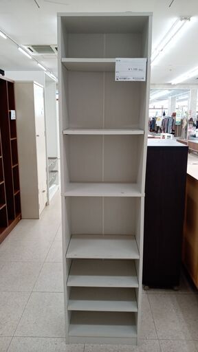 ★ジモティ割あり★ 山善 飾り棚 白 H184×D29×W45.5 クリーニング済み TJ5305