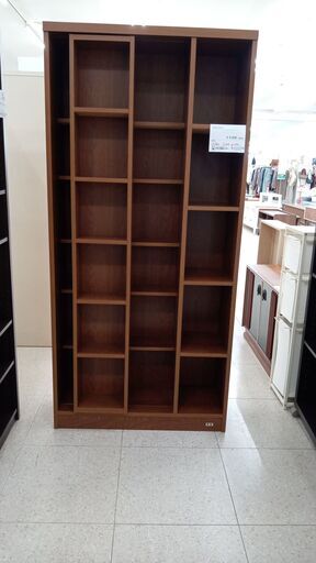 ★ジモティ割あり★ 志水木工株式会社 マガジンラック ブラウン H180×D30×W85 クリーニング済み TJ5310