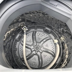 【洗浄済✨美品】2022年製 アイリスオーヤマ 全自動洗濯機「IAW-T604E-W」6.0kg 現行モデル！の画像