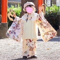 utatane✳︎着物✳︎七五三✳︎3歳✳︎ガーリー✳︎レトロ