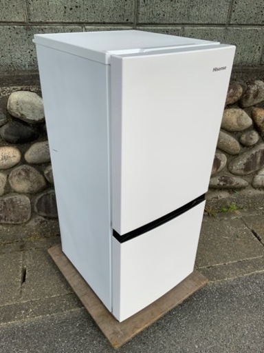 リユース　Hisense　134L  冷凍冷蔵庫　2020年製　2ドア冷蔵庫　　幅48　　奥行59.5　　高さ112.5　 （ｃｍ）　ハイセンス  冷蔵庫