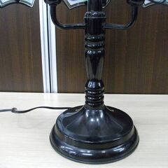 スタンドライト 花柄 ゆり タッチパネル式 3灯 幅36x奥行36x高さ57.5cm 卓上ライト 間接照明 苫小牧西店の画像
