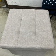 ロ2404-351 不二貿易 HS-HGW01 キャスター付 スツールボックス スクエア 中古 内側汚れありの画像