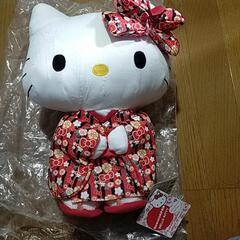 キティのぬいぐるみの画像