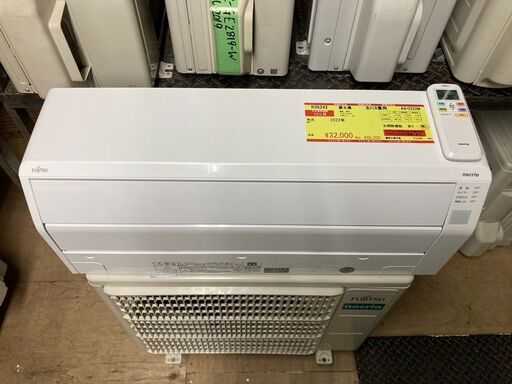 K05242　中古エアコン 富士通 2022年製 主に6畳用 冷房能力 2.2KW / 暖房能力 2.2KW