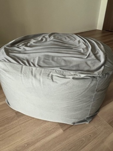 無印良品　体にフィットするソファ　ビーズクッション　65×65×43