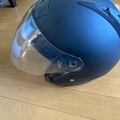 マットブラックのヘルメット