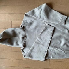 値下げ　パーカー　ライトグレー　XL