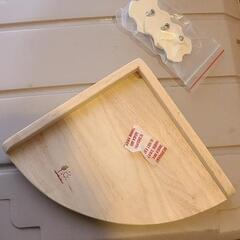 　小動物　木製コーナーステージ（小）の画像