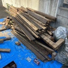 廃木材貰ってください。タダであげます。