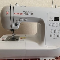 故障品です。シンガーコンピューターミシン