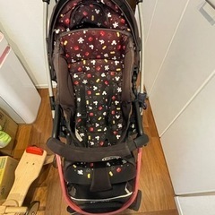 子供用品　グレコ　ディズニー　ベビーカーの画像