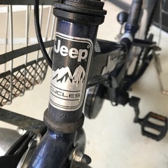 自転車 子供用 JEEP キッズサイクル 16インチ ネイビーの画像