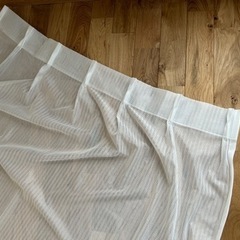 レースカーテン　2枚の画像