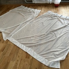 レースカーテン　2枚の画像