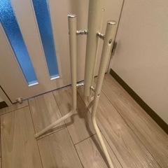 受渡し決定☆コートラック 洋服スタンド 金属ポール ポールハンガー カバン掛け 帽子掛け インテリア の画像