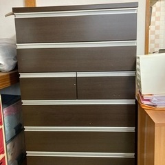 ニトリ6段タンス　家具 収納家具 カラーボックスの画像