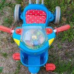 お散歩アイテム　きかんしゃトーマス三輪車の画像