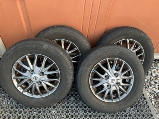 夏タイヤ.145/80R12.アルミセット