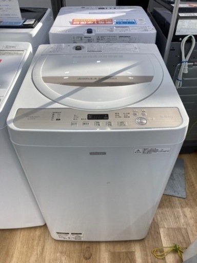 【トレファク高槻店】安心の6ヶ月間保証！取りに来られる方限定！SHARP（シャープ）の全自動洗濯機のご紹介です！