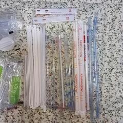 新品 ストロー プラスチックスプーン まとめの画像