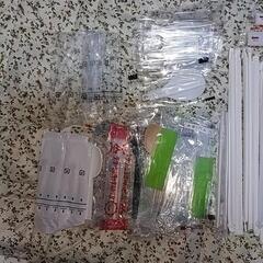 新品 ストロー プラスチックスプーン まとめの画像