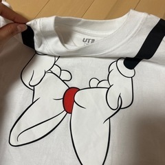 ユニクロ110cmミニーちゃんワンピの画像