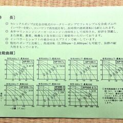 【未使用ほぼ新品/手渡し】樫山 セレックス SP500BCE ゴムインペラ ポンプ 24V電磁クラッチ付 漁業 農業 酪農の画像