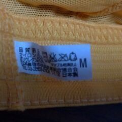 スイミングキャップ　ジュニア　イエロー　Ｍサイズの画像
