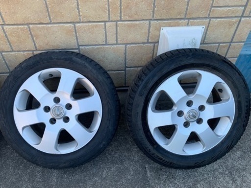 車のパーツ タイヤ、ホイール　日産セレナ純正ホイール　16インチ