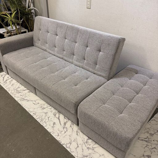 W 16960  ヤマダ電機 リクライニング式 ソファベッド   ◆大阪市内・東大阪市他 5,000円以上ご購入で無料配達いたします！