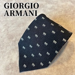 GIORGIO ARMANI アルマーニ【ネクタイ】総柄 模様 ...