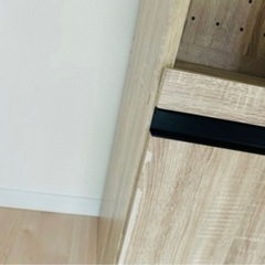 家具 キッチン収納　電子レンジ収納　食器棚　美品の画像