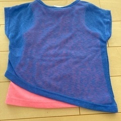 新品未使用　タグ　半袖　90㎝ トップス　重ね着　Tシャツ　子供服　上着　2枚　セットの画像