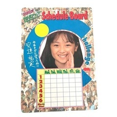 安達祐実❤グッズ　両面カード　スケジュールボード　3点セット　女優の画像