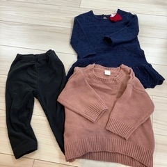 子供服　80サイズ　冬服　3点
