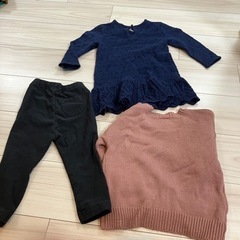 子供服　80サイズ　冬服　3点の画像