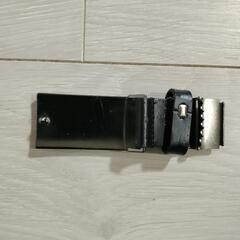 ベルト　バックル　市松模様　チェックの画像