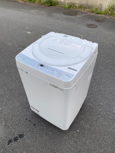 ‍♀️☘️大阪市から阪南市まで配達設置無料‍♀️シャープ洗濯機７キロ保証有り