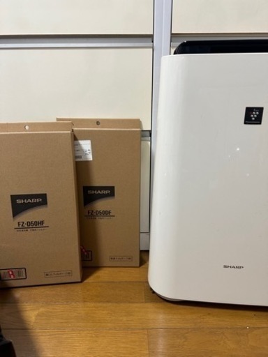 SHARP 加湿空気清浄機　新品フィルター3枚付き