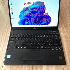 403-6軽量777g Win11/office21付富士通LIFEBOOK U939/A メモリ8GB SSD256GB