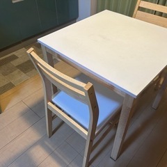 【譲ります】ニトリ　ダイニングテーブルセット　