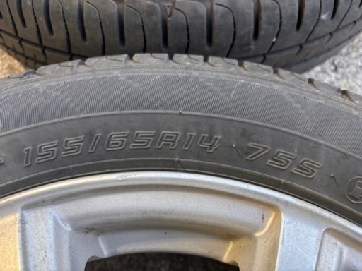 取引決定　エナセーブ ec204 155/65r14バリ溝　4本SET