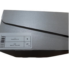 限定866足 via SANGACIO SG8 WHITE/YELLOW 27㎝の画像