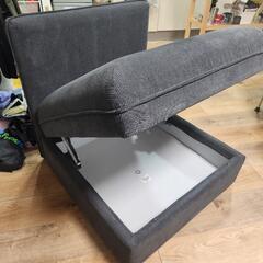 収納付 最強 一人掛けソファ 美品 イケア VALLENTUNA 1人掛けの画像