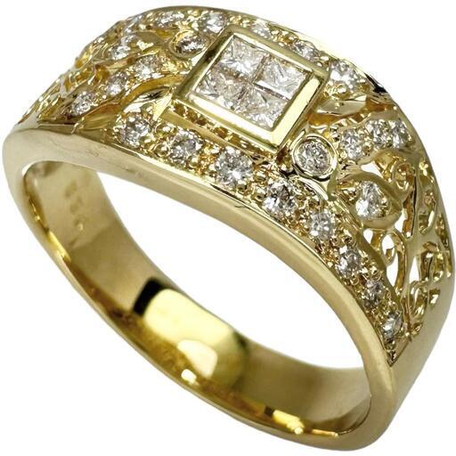16号【mila schon/ミラショーン】 ダイヤモンド計 0.36ct リング・指輪 K18ゴールド 18金 5.7g レディース【中古】【真子質店】【NN】【MoMiMa】 35,750円