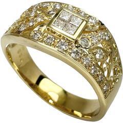 16号【mila schon/ミラショーン】 ダイヤモンド計 0.36ct リング・指輪 K18ゴールド 18金 5.7g レディース【中古】【真子質店】【NN】【MoMiMa】
